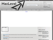 Tablet Screenshot of maxlevel.es