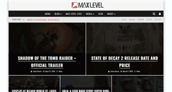 Desktop Screenshot of maxlevel.org